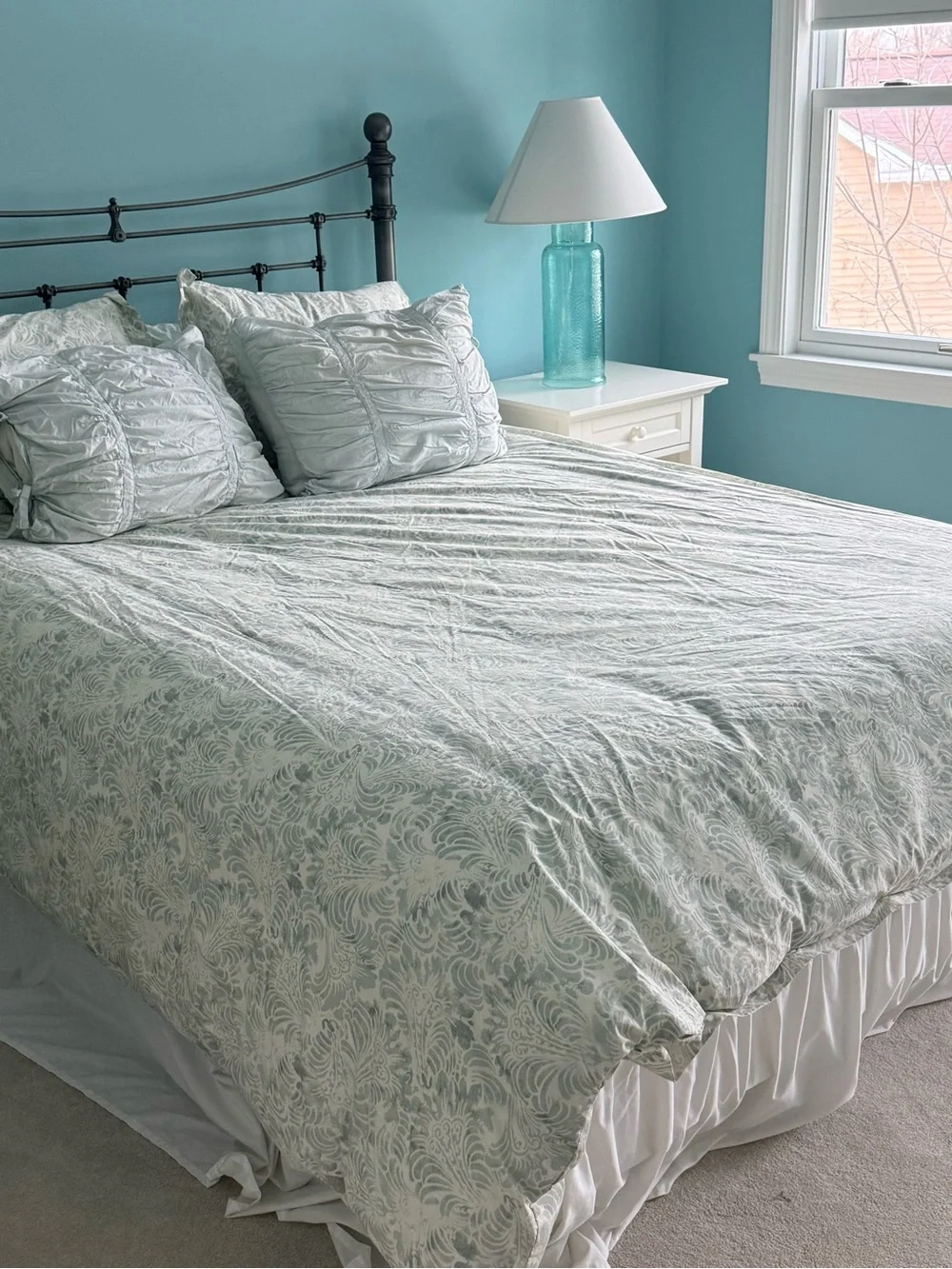 Pottery Barn seafoam green